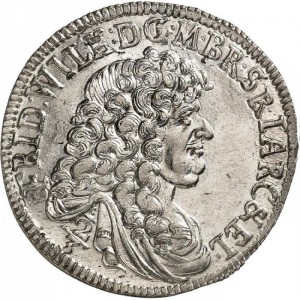 Аверс монеты Бранденбург-Пруссия, ⅔ талера, 1678-1682