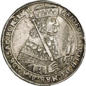 Аверс монеты Бранденбург-Пруссия, 1 талер, 1643-1647