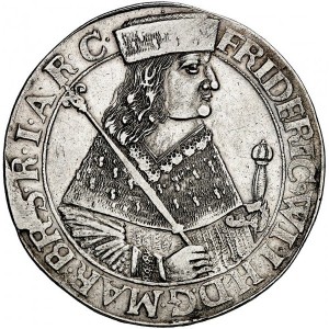 Аверс монеты Бранденбург-Пруссия, 1 талер, 1645-1650