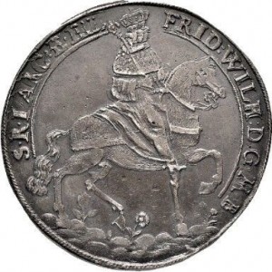 Аверс монеты Бранденбург-Пруссия, 1 талер, 1663