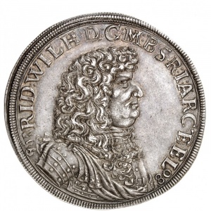 Аверс монеты Бранденбург-Пруссия, 1 талер, 1680
