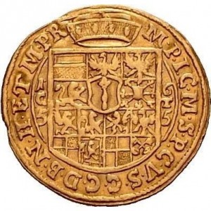 Реверс монеты Бранденбург-Пруссия, ½ дуката, 1655