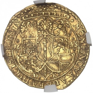 Реверс монеты Бранденбург-Пруссия, 1 дукат, 1643