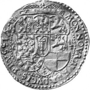 Реверс монеты Бранденбург-Пруссия, 1 дукат, 1646