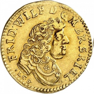 Аверс монеты Бранденбург-Пруссия, 1 дукат, 1685