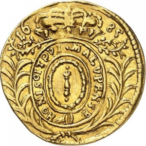 Реверс монеты Бранденбург-Пруссия, 1 дукат, 1685