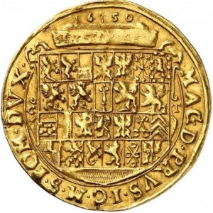 Реверс монеты Бранденбург-Пруссия, 2 дуката, 1650-1654