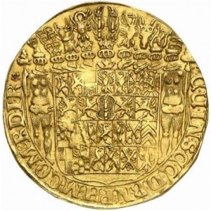 Реверс монеты Бранденбург-Пруссия, 10 дукатов, 1651