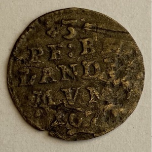 Реверс монеты Бранденбург-Пруссия, 3 пфеннига, 1676-1687