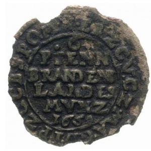 Реверс монеты Бранденбург-Пруссия, 6 пфеннигов, 1651-1659