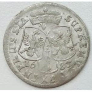 Реверс монеты Бранденбург-Пруссия, 6 грошей, 1685