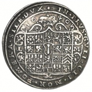 Реверс монеты Бранденбург-Пруссия, 1 талер, 1640