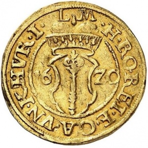Реверс монеты Бранденбург-Пруссия, 1 голдгульден, 1620