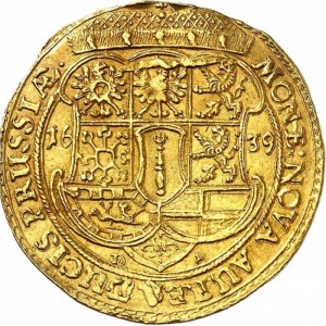 Реверс монеты Бранденбург-Пруссия, 1 дукат, 1632-1640