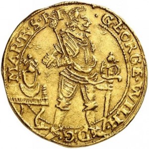 Аверс монеты Бранденбург-Пруссия, 2 дуката, 1637-1640