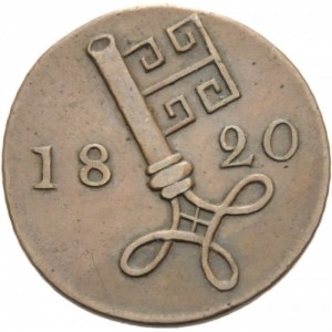 Аверс монеты Бремен, 2½ шварена, 1820