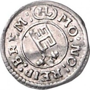 Аверс монеты Бремен, 1 шварен, 1671