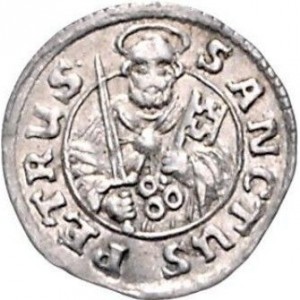 Реверс монеты Бремен, 1 шварен, 1671