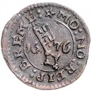 Аверс монеты Бремен, 1 шварен, 1676