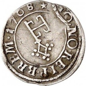 Аверс монеты Бремен, 1 шварен, 1687-1708