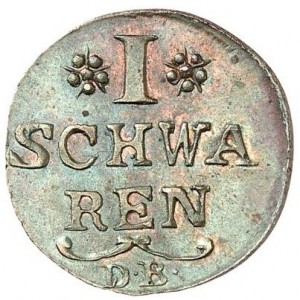Реверс монеты Бремен, 1 шварен, 1719-1797
