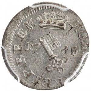Аверс монеты Бремен, ½ гротена, 1765