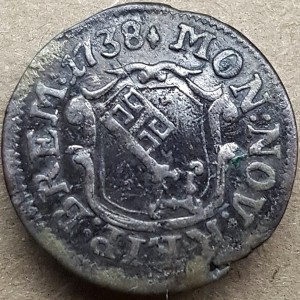 Аверс монеты Бремен, 1 гротен, 1737-1740