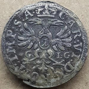 Реверс монеты Бремен, 1 гротен, 1737-1740