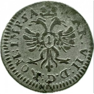 Аверс монеты Бремен, 1 гротен, 1745, Закругленный щит на аверсе