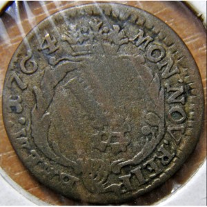 Аверс монеты Бремен, 1 гротен, 1763-1764