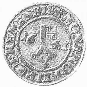 Аверс монеты Бремен, 2 гротена, 1641-1646