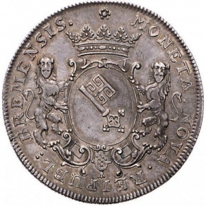 Аверс монеты Бремен, 1 талер, 1742