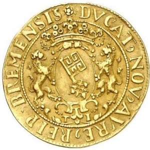 Аверс монеты Бремен, 1 дукат, 1659-1667