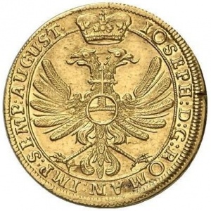 Реверс монеты Бремен, 1 дукат, 1710