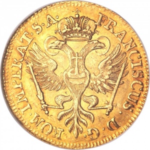 Реверс монеты Бремен, 1 дукат, 1745-1746