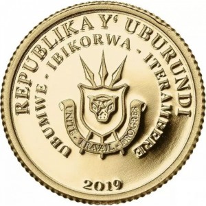 Аверс монеты Бурунди, 50 франков, 2019, Объединенные нации