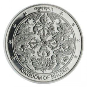 Реверс монеты Бутан, 250 нгултрумов, 2003, Сунь Ятсен