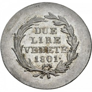 Реверс монеты Венеция, 2 лиры, 1801