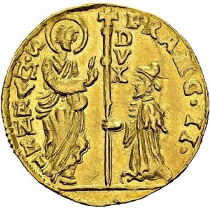 Аверс монеты Венеция, 1 цехин, 1798