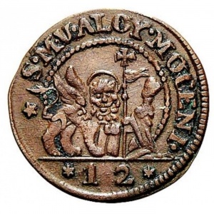 Аверс монеты Венеция, 12 багаттино, 1763