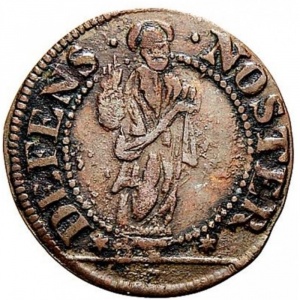 Реверс монеты Венеция, 12 багаттино, 1763