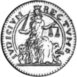 Реверс монеты Венеция, 5 сольдо, 1762-1763