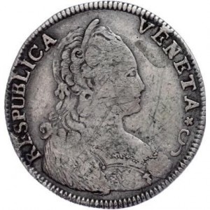Аверс монеты Венеция, ⅛ талера, 1780-1786