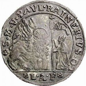 Аверс монеты Венеция, ½ дукатона, 1779