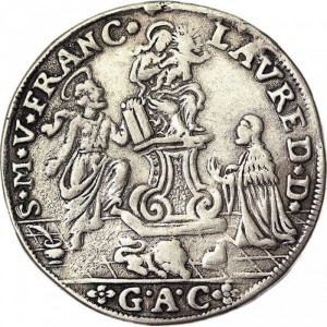 Аверс монеты Венеция, 1 озелла, 1752