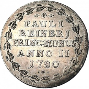 Реверс монеты Венеция, 1 озелла, 1780