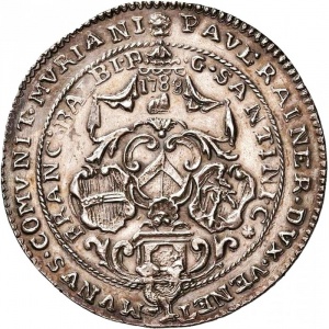 Аверс монеты Венеция, 1 озелла, 1783