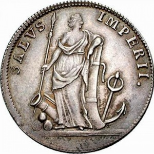 Аверс монеты Венеция, 1 озелла, 1784