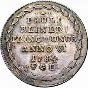 Реверс монеты Венеция, 1 озелла, 1784