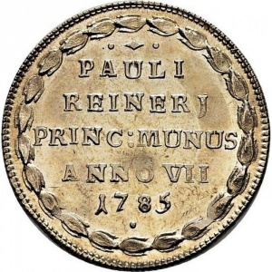 Реверс монеты Венеция, 1 озелла, 1785
